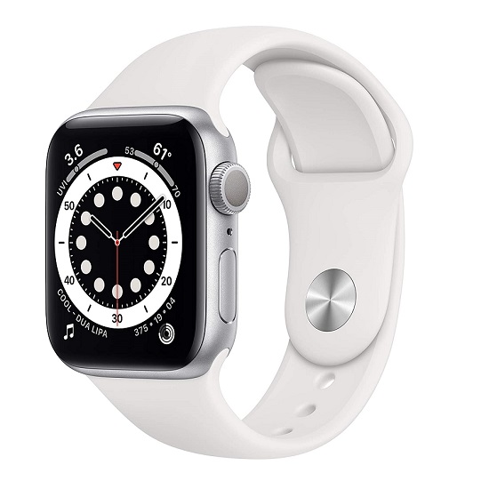 buy Smart Watch Apple Apple Watch Series 6 44mm GPS Only - Silver - click for details